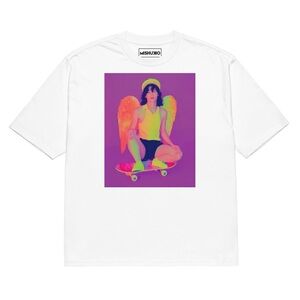 Unisex White Graphic T-Shirt